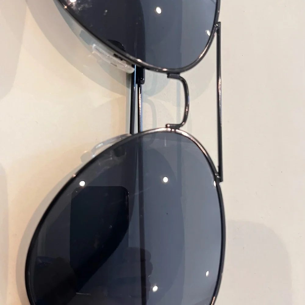 Women Black Aviator and Square Sunglasses Set - Unbranded